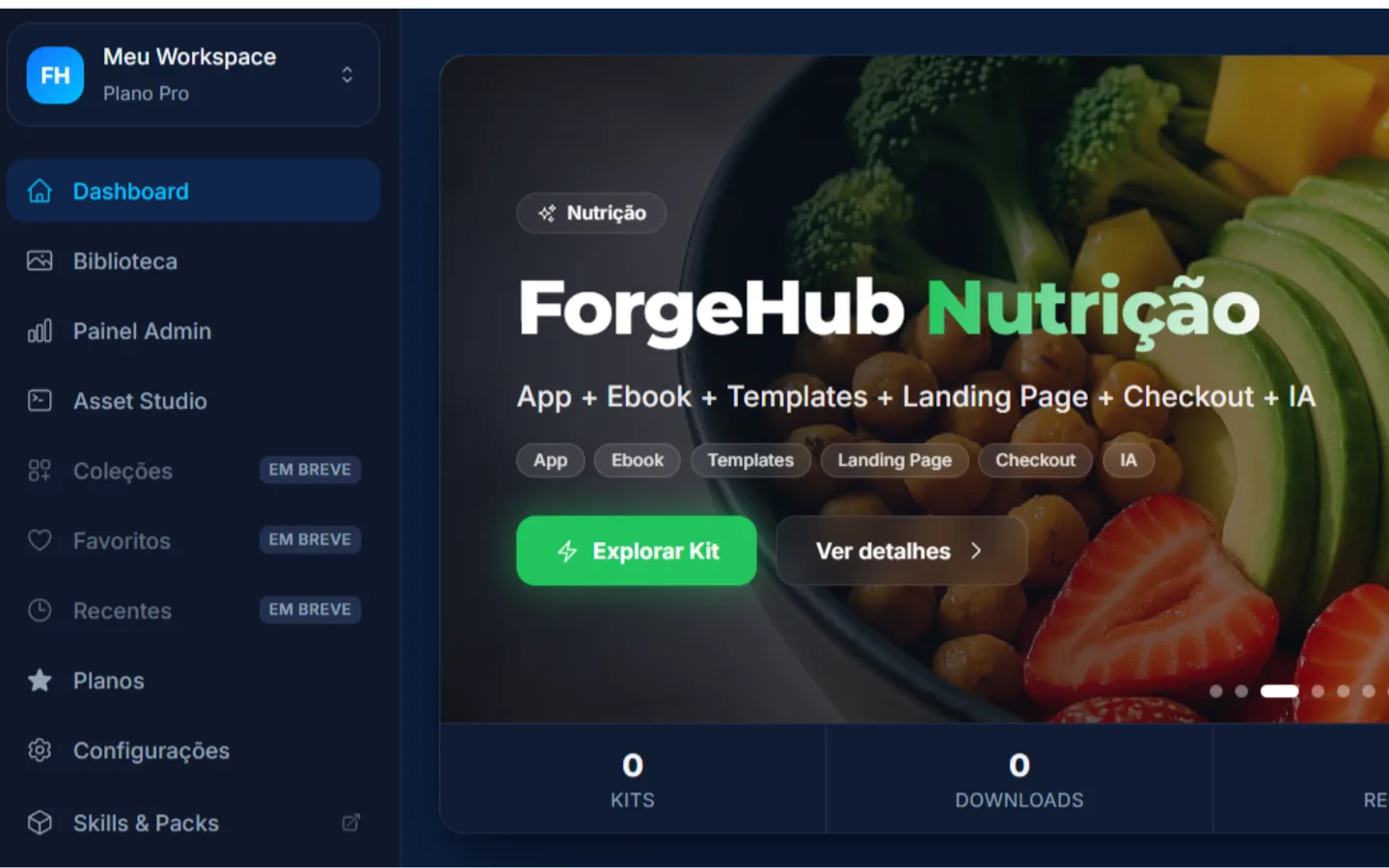 Kit ForgeHub Nutrição